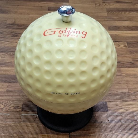 None Other - Vintage Golfing 19th Hole Golfers  Ice Bucket